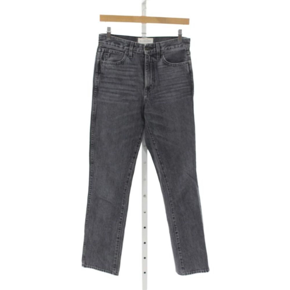 Slvrlake Womens Gray Straight Jeans High Rise 100% Cotton Size 25